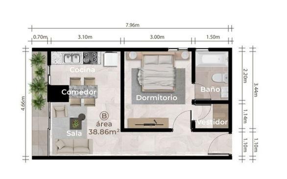 Visión tower I listo para estrenar apartamento en venta Alma Rosa I ap Foto 7323112-3.jpg