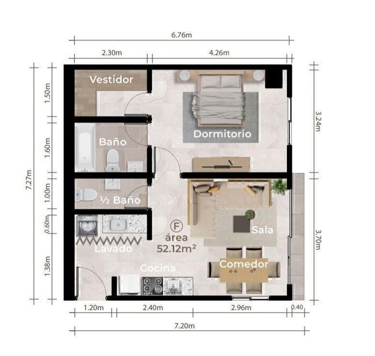 Visión tower I listo para estrenar apartamento en venta Alma Rosa I ap Foto 7323115-2.jpg