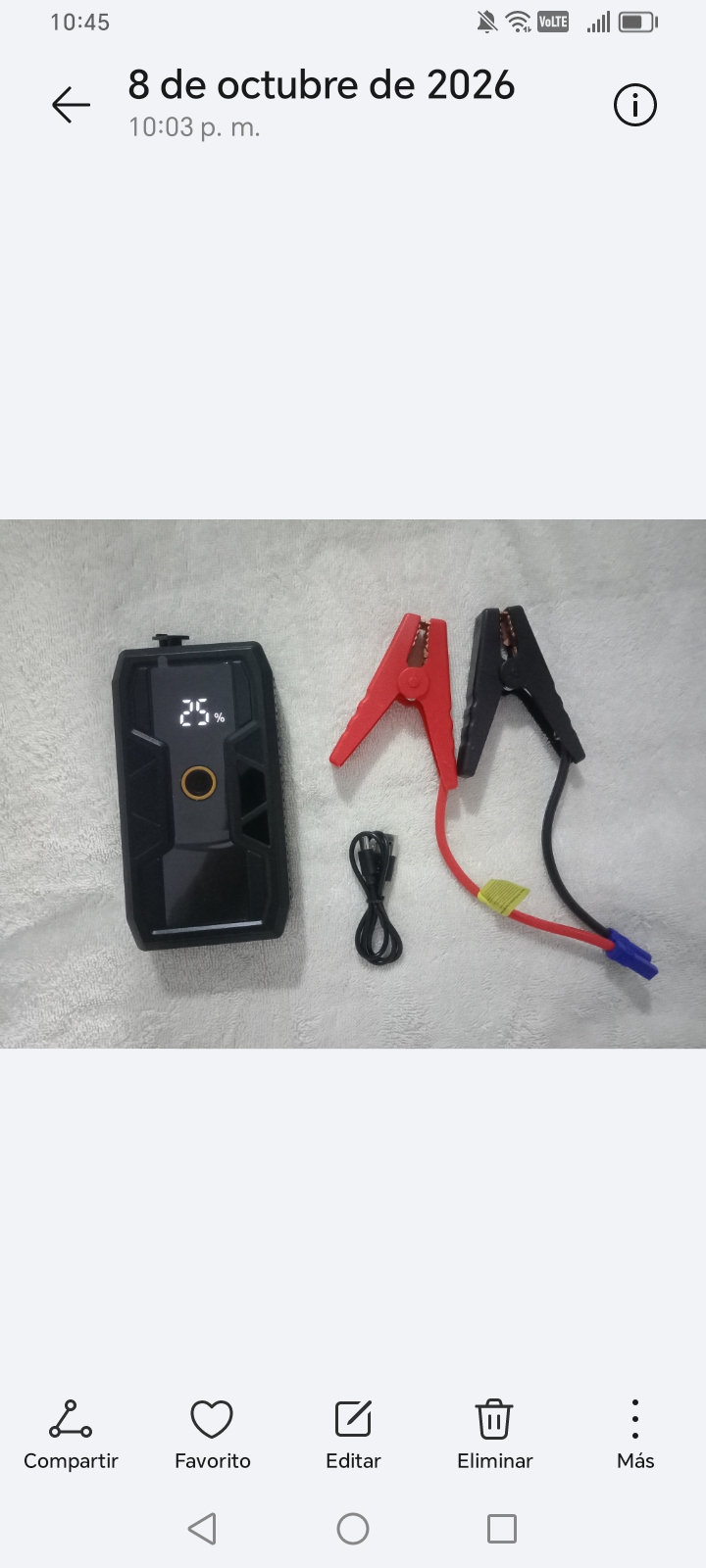 Vendo jompeador de vechiculo y tiene cargador de cellular y linterna d Foto 7323555-4.jpg