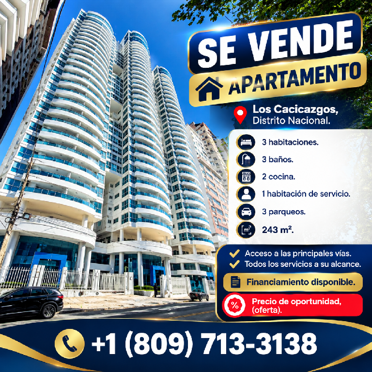 Apartamento en venta en Los Cacicazgos Distrito Nacional República Dom Foto 7323576-1.jpg