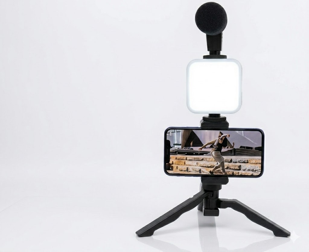 Kit de Grabación con 1 Luz AY-49  Control – Video Making Kit con Micró Foto 7323849-2.jpg