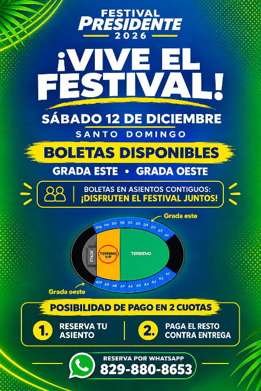 Boletas Ticket Festival Presidente Sábado 12 Foto 7324068-1.jpg