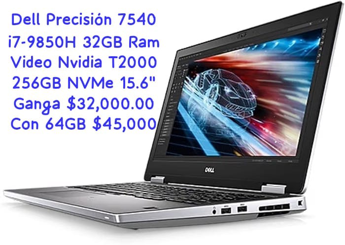 Laptop dell precisión 7540 workstation i7 64gb 32000 Foto 7324122-1.jpg