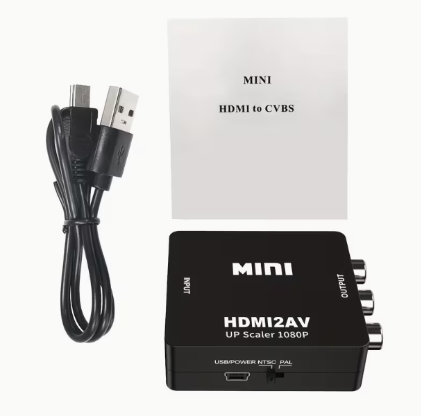 Adaptador Convertidor de HDMI to AV RCA PAL/NTSC Foto 7324333-3.jpg