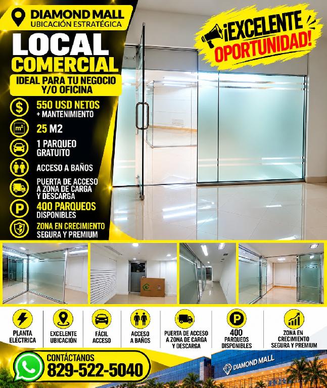 SE ALQUILA LOCAL COMERCIAL EN PLAZA DIAMOND MALL Foto 7324721-1.jpg